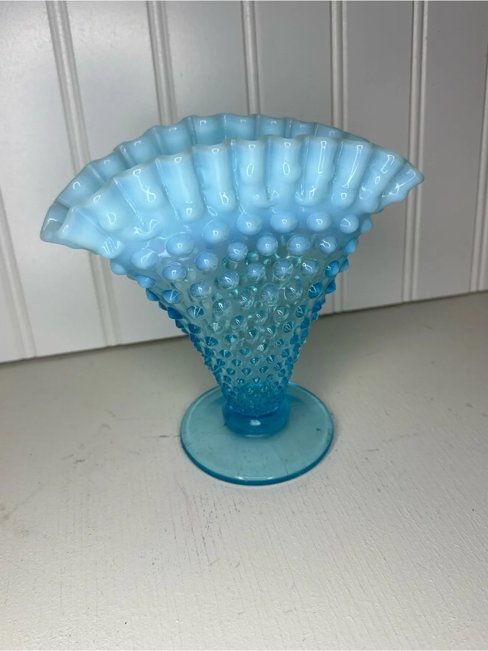 Vintage Fenton Blue Opalescent 6